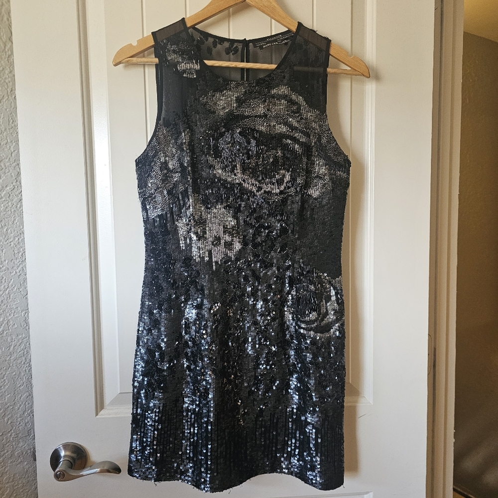 Rare AllSaints Spitalfields Cicily Dress in black, women's size 4.